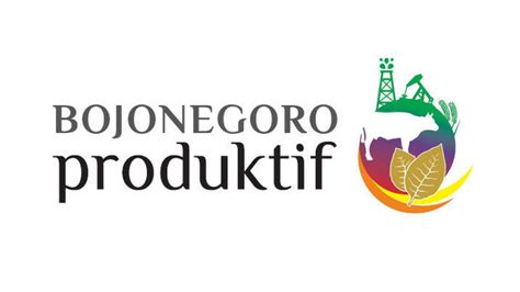 bupati bojonegoro perkenalkan logo  tagline bojonegoro produktif  pinarak bojonegoro