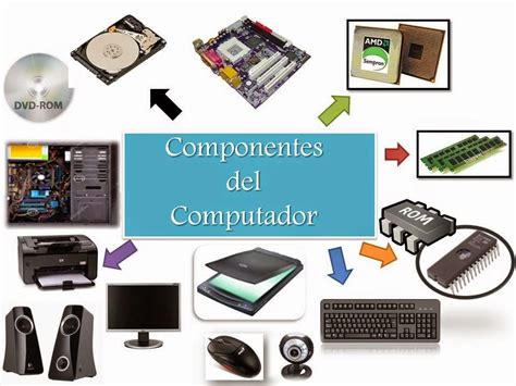 componentes de  ordenador partes importantes