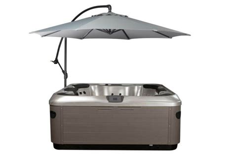 Spa Side Cantilever 10 Umbrella With Hot Tub Base For