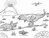 Rex Triceratops Vs Tyrannosaurus Horridus Coloring Pages Robin Great sketch template