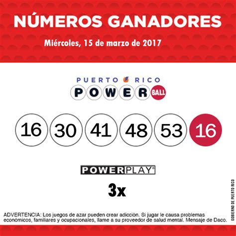 Loteria De Puerto Rico Numeros Ganadores De Powerball Miercoles 15