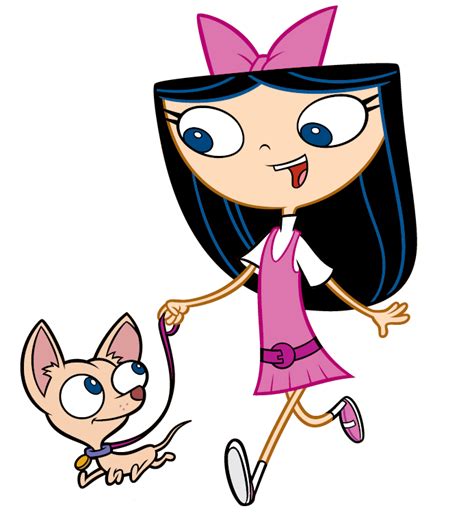Image Isabella And Pinky Png Phineas And Ferb Wiki