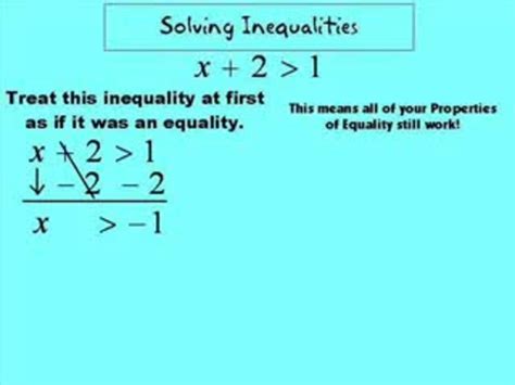 seventh grade lesson solve inequalities  addition  subtraction