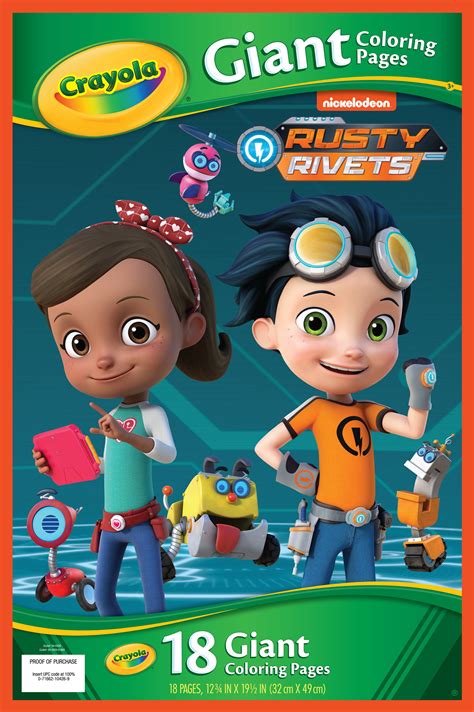 crayola giant coloring pages  rusty rivets walmartcom