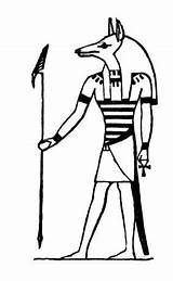 Anubis God Getdrawings Mummia Egiziano Deities Titanic sketch template