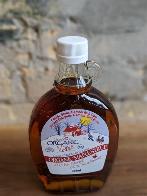 canadian organic maple organic maple syrup  ml local fresh