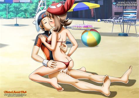 Rule 34 Beach Beach Ball Bikini Brendan Pokemon
