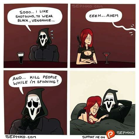 Reaper Pulling Overwatch Comic Overwatch Funny Comic