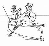 Canoe Coloring Canoeing Designlooter Fishing Drawings 853px 39kb Outfitters sketch template