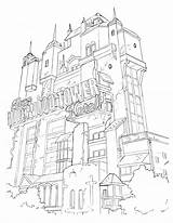 Tower Coloring Terror Hollywood Sign Pages Portland Dr Who Comics Template Would Getdrawings Illustrate sketch template
