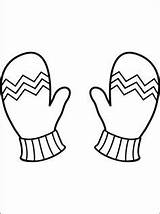 Kleurplaten Kleurplaat Handschoenen Wanten Colorier Kerst Mittens Ideeën Coloriage Gant Gants Bonnet Bezoeken Carnaval sketch template