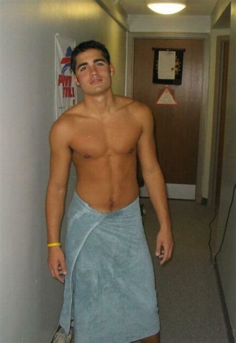 shirtless frat guy in towel dorm college picture photo 4x6 pinup cute male p5 ebay