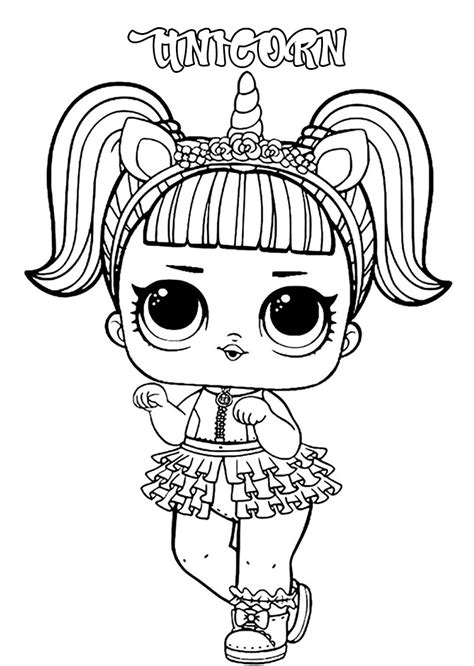 ideas lol surprise doll coloring pages