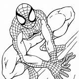 Coloring Pages Spiderman Thanksgiving Visit Spider sketch template