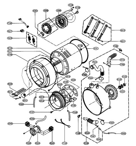 front load washers lg front load washer parts diagram
