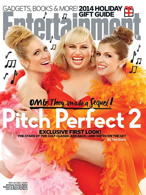 pitch perfect 2 entertainment weekly cover popsugar entertainment