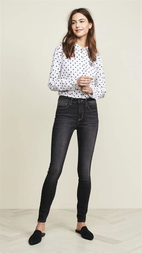 womens jeans l agence marguerite high rise skinny jeans
