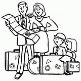 Coloring Traveling Family Todays Latest There Coloringpicture Folks Listed Hi Sheet sketch template