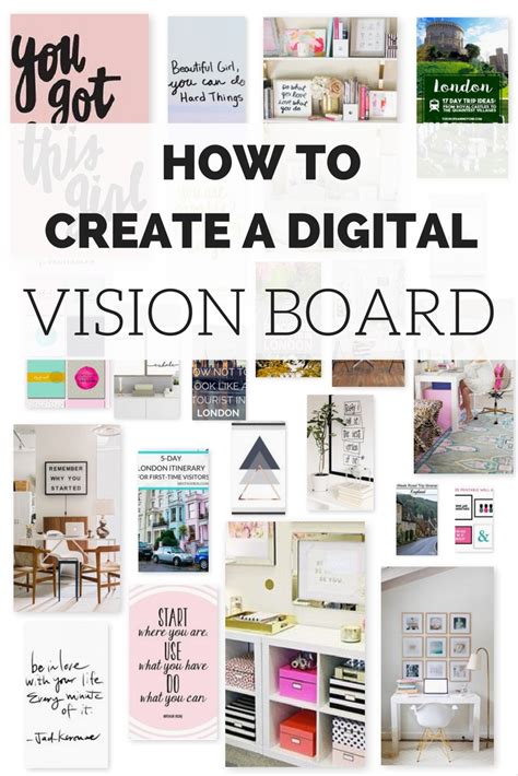 create  digital vision board lindsay maloney