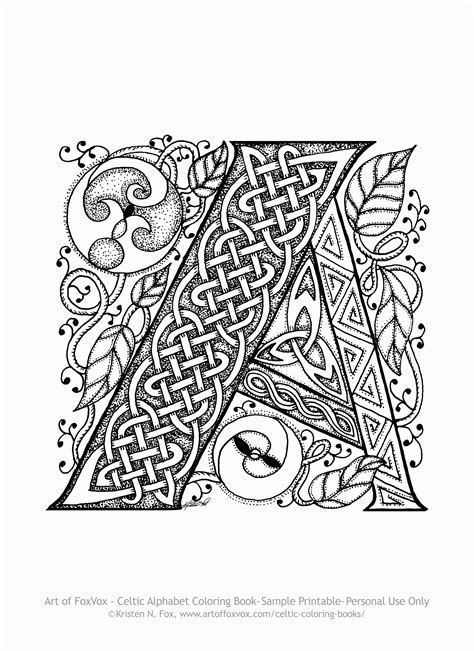 printable celtic coloring pages printable word searches