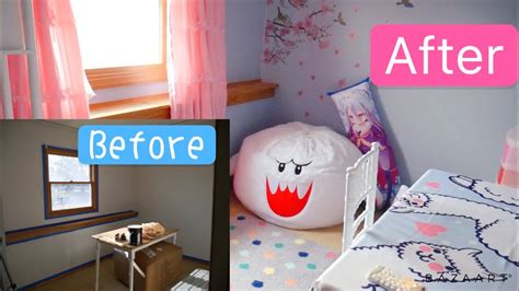 diy kawaii anime room  transformation youtube