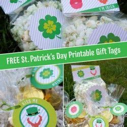 st patricks day printable gift tags