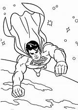 Superman Coloring Pages Printable Cartoon Choose Board перейти Sheets Space sketch template