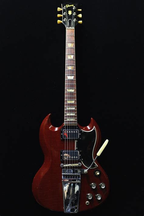 gibson sg standard wine red guitars electric solid body