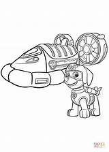 Coloring Paw Patrol Hovercraft Pages Zuma Printable Drawing sketch template