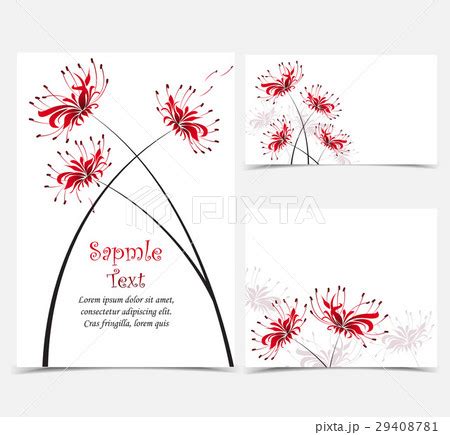 red flower lycoris  pixta