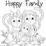 Coloring Monkey Pages Cute Colouring Choose Board Baby Color sketch template