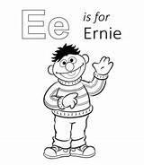 Sesame Ernie sketch template
