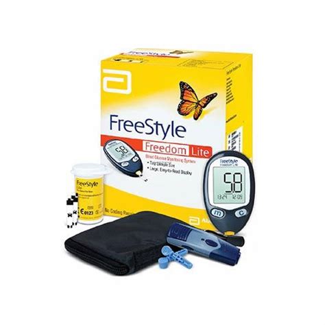 freestyle lite freedom lite blood glucose monitoring system starter kit strips
