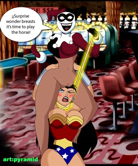Rule 34 Cowgirl Position Dc Dc Comics Dialogue Harley