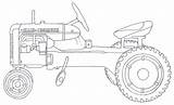 Allis Chalmers Wd Pedal sketch template