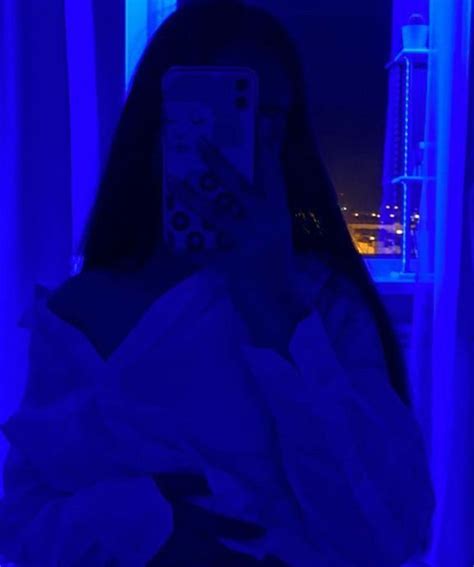 selfie pic cute girl girl selfie selfie blue blue led blue led lights mirror mirror
