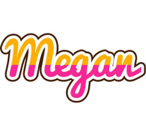 megan logo  logo generator smoothie summer candy style