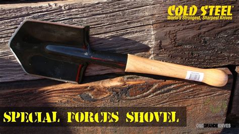 cold steel special forces shovel review osograndeknives youtube