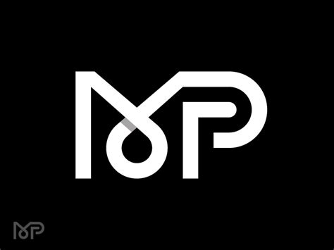 mp monogram  omar garcia dribbble monogram logo design initials