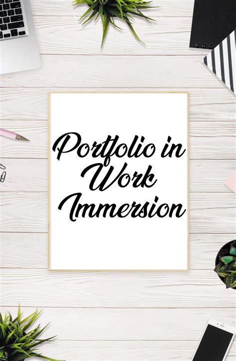 sample portfolio  work immersion portfolio  work immersion