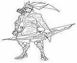 Overwatch Hanzo Coloring Pages Printable sketch template