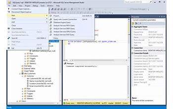 Microsoft SQL Server Management Studio screenshot #0