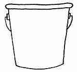Bucket Clipart Clip Template Drawing Pail Cliparts Printable Metal Coloring Library Beach Just4funcrafts Pic Pages Colouring Mania Truck Square Filler sketch template