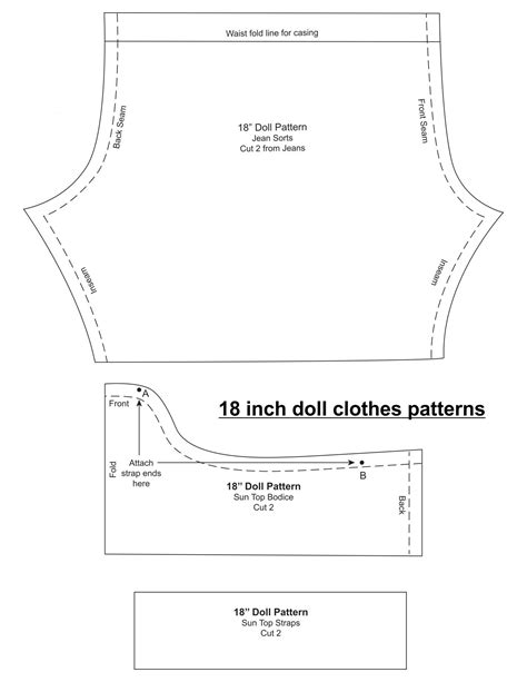 doll clothes patterns  printable nataleeteri