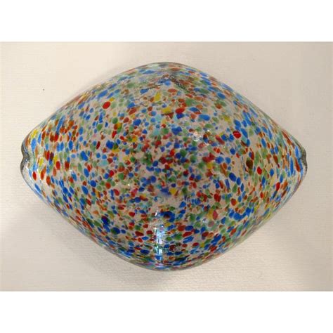 Murano Multi Colored Art Glass Bowl Vintage Chairish