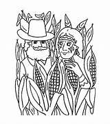 Coloring Corn Native Indian Pages Stalk American Field Thanksgiving Pilgrim During Comments Coloringhome Library Clipart Color sketch template