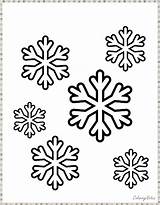 Coloring Snowflakes Snowflake Pages Christmas Printable Kids Easy Sheets Snow Flakes Color Simple Printableparadise Quilling Colors Decor Templates Preschool They sketch template