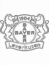 Ausmalen Wappen Leverkusen Bayer Ausmalbild Fussball Fußball sketch template