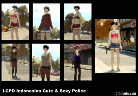 Gta 4 Lcpd Indonesian Cute Sexy Police Hd V3 0 Mod