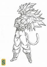 Goku Ssj5 Dbz Saiyans Dragones Draghi Gogeta Splach sketch template